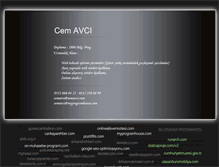 Tablet Screenshot of cemavci.com